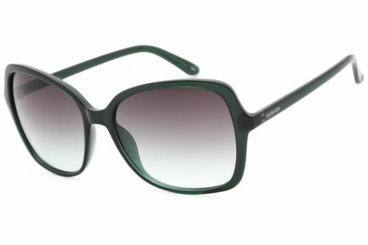 Calvin Klein Retail 19561s 360 Sunglasses Milky Emerald Size : 57