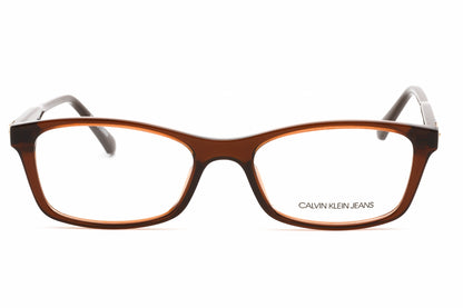 Calvin Klein Jeans 19523 210 Eyeglasses Crystal Brown Size : 51