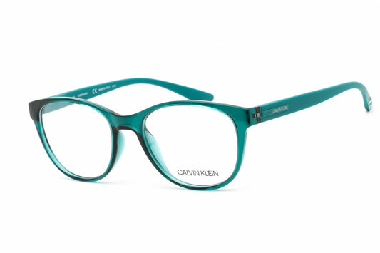 Calvin Klein 19572 430 Eyeglasses Crystal Teal Size : 52