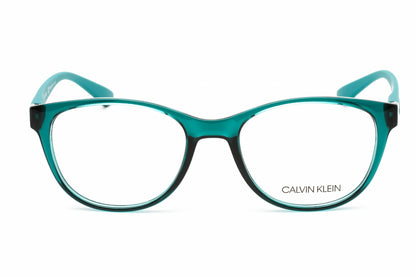 Calvin Klein 19572 430 Eyeglasses Crystal Teal Size : 52