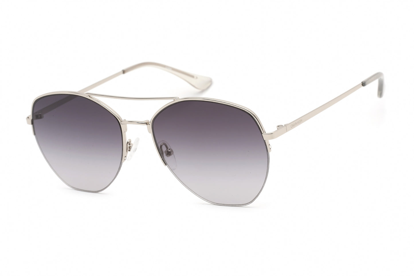 Calvin Klein Retail 20121s 45 Sunglasses Silver Size : 57