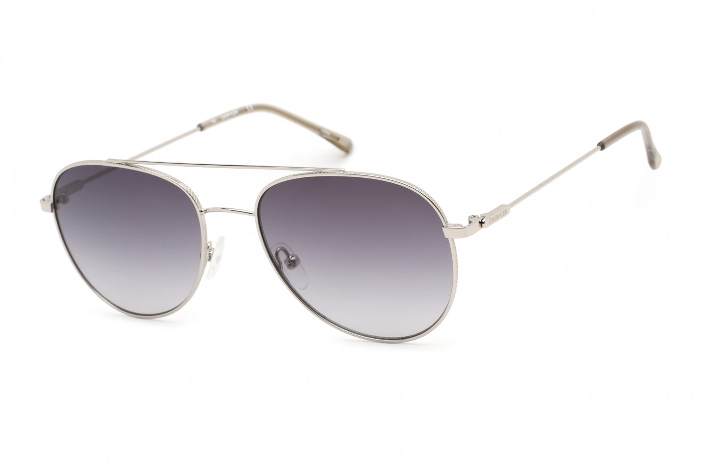 Calvin Klein Retail 20120s 45 Sunglasses Silver Size : 55