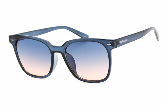 Calvin Klein Retail 20519s 410 Sunglasses Crystal Navy Size : 55