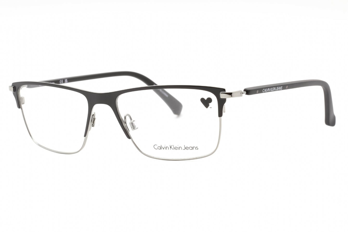 Calvin Klein Jeans 21400 01 Eyeglasses Satin Black Size : 54