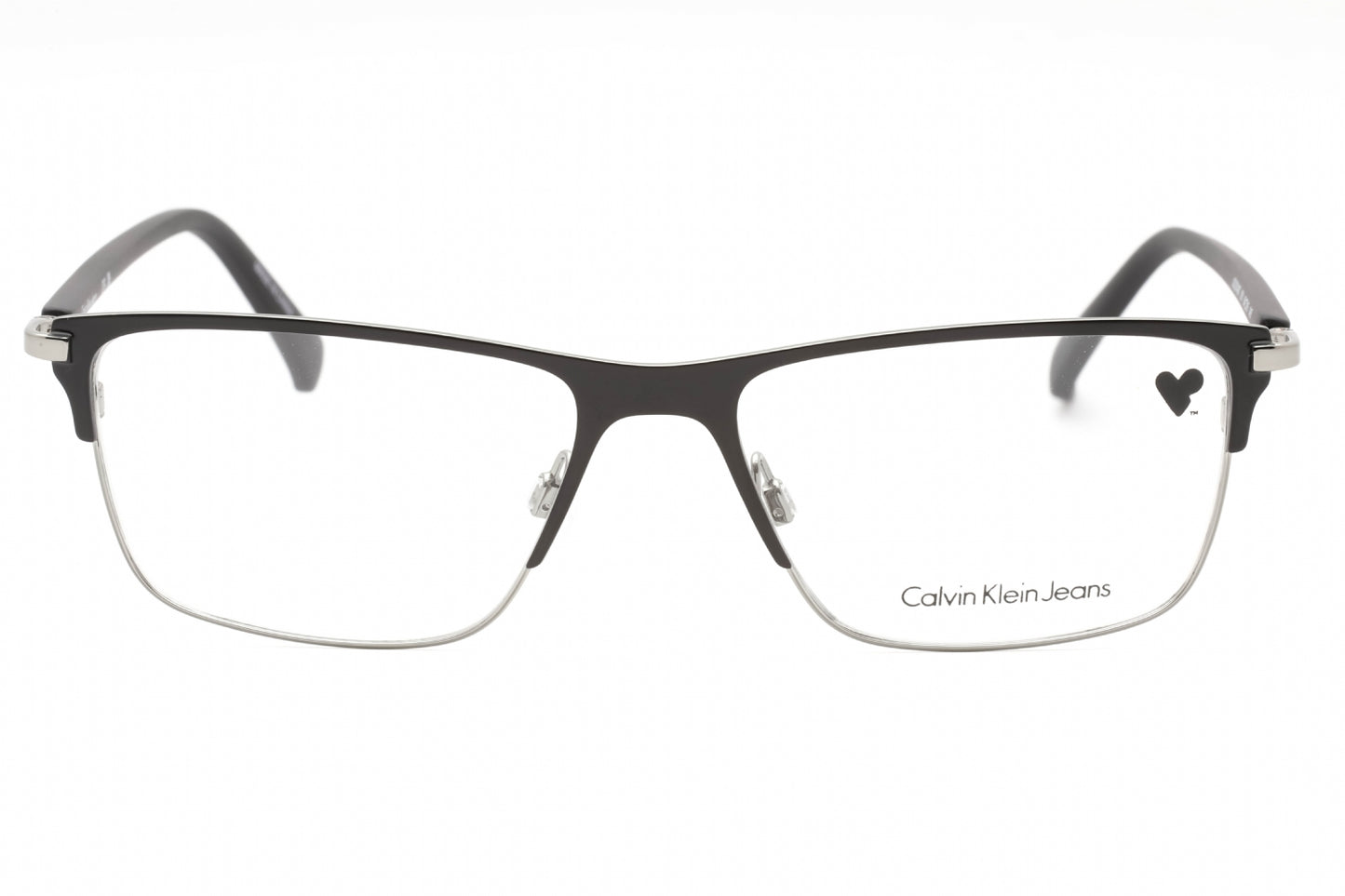 Calvin Klein Jeans 21400 01 Eyeglasses Satin Black Size : 54