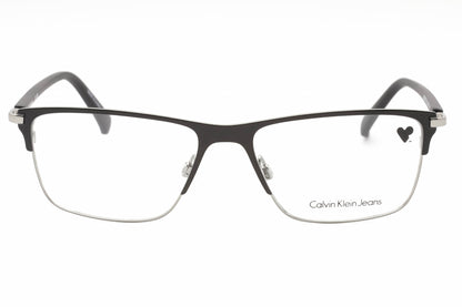 Calvin Klein Jeans 21400 01 Eyeglasses Satin Black Size : 54