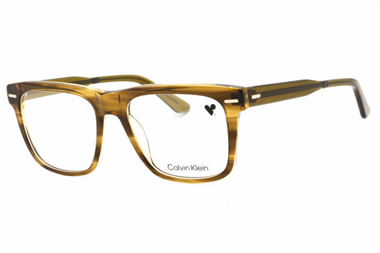 Calvin Klein 22538 317 Eyeglasses Striped Olive Size : 55