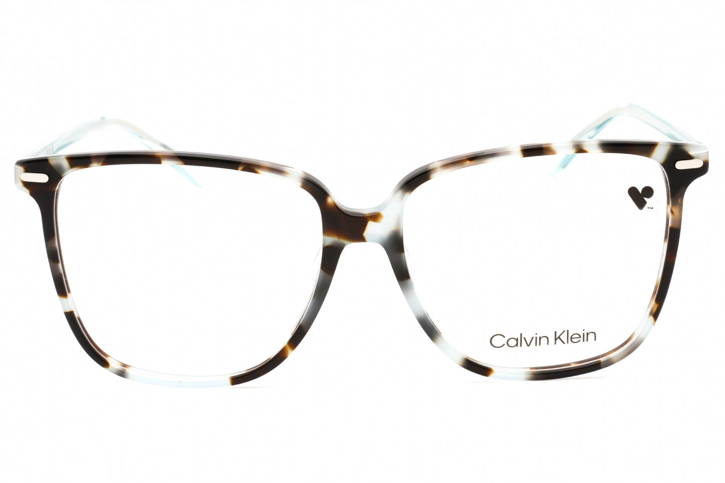 Calvin Klein 22543 444 Eyeglasses Aqua Tortoise Size : 56