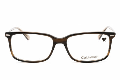 Calvin Klein 22542 317 Eyeglasses Striped Olive Size : 56