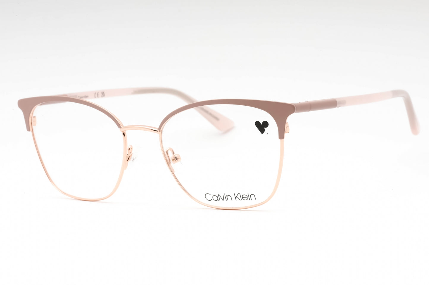 Calvin Klein 22119 601 Eyeglasses Rose Size : 53