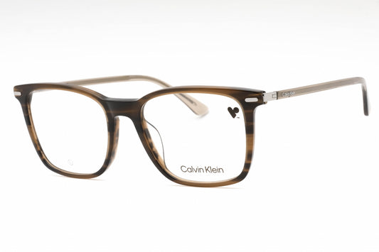 Calvin Klein 22541 317 Eyeglasses Striped Olive Size : 55