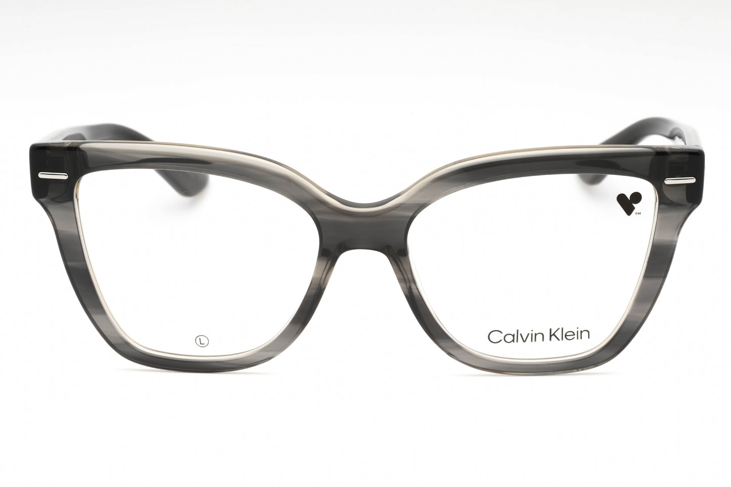 Calvin Klein 23543 23 Eyeglasses Striped Grey Size : 54