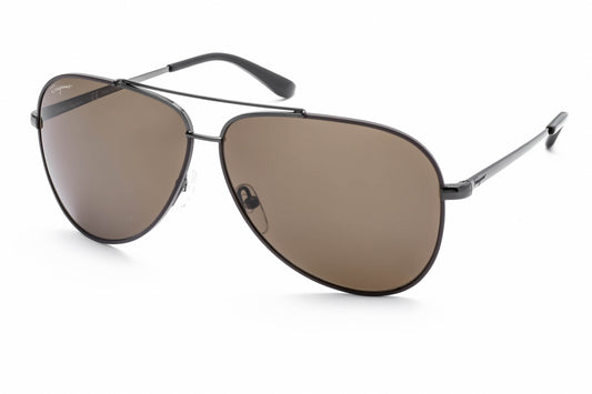 Salvatore Ferragamo 131s 67 Sunglasses Shiny Gunmetal Size : 60