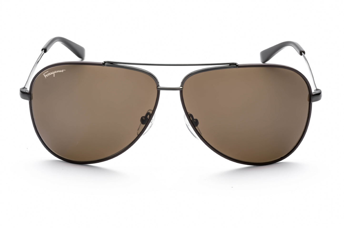 Salvatore Ferragamo 131s 67 Sunglasses Shiny Gunmetal Size : 60