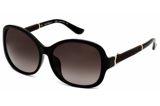 Salvatore Ferragamo 744sla 01 Sunglasses Black Size : 59
