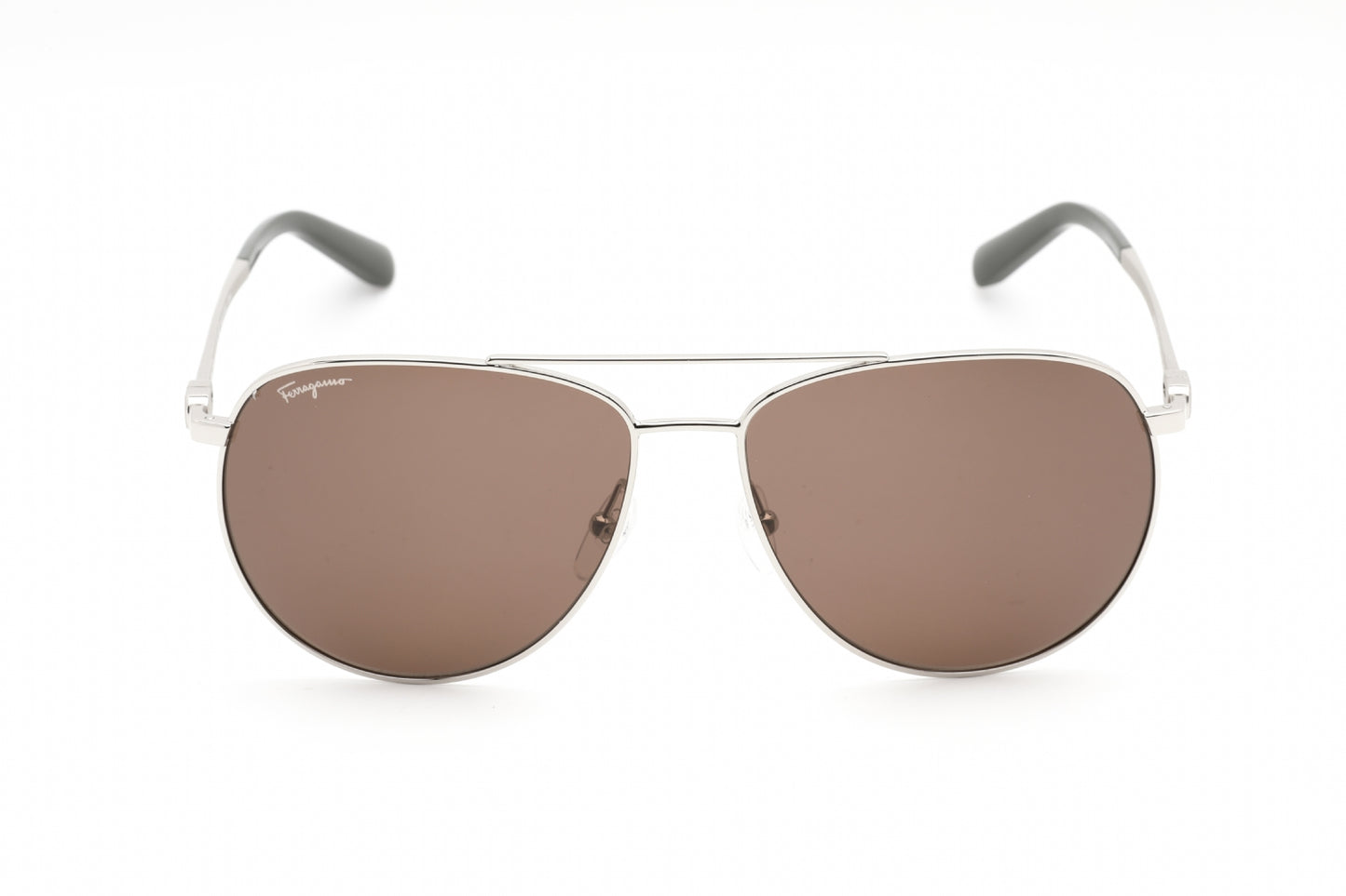 Salvatore Ferragamo 157s 45 Sunglasses Silver Size : 60