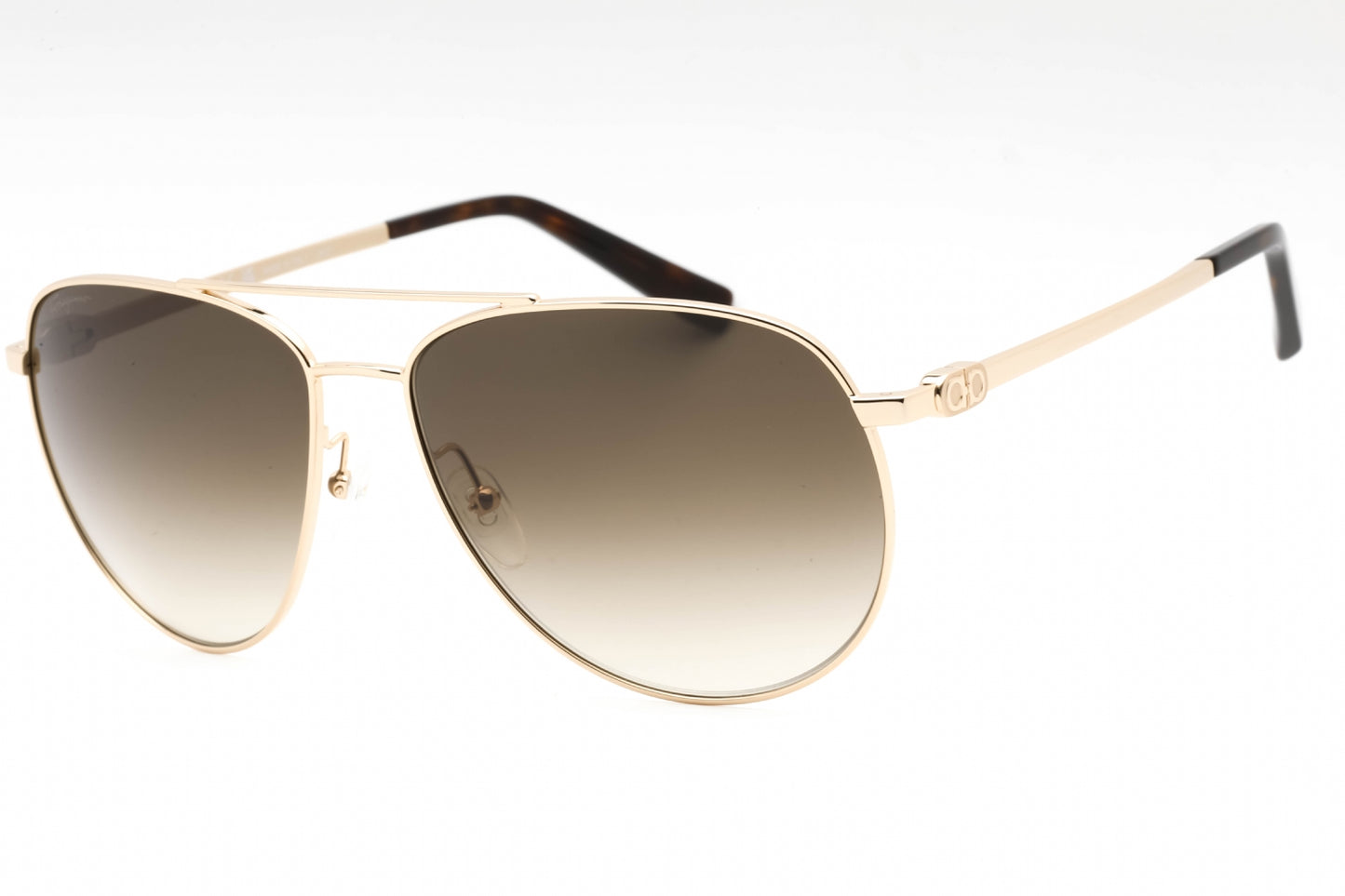 Salvatore Ferragamo 157s 717 Sunglasses Gold Size : 60