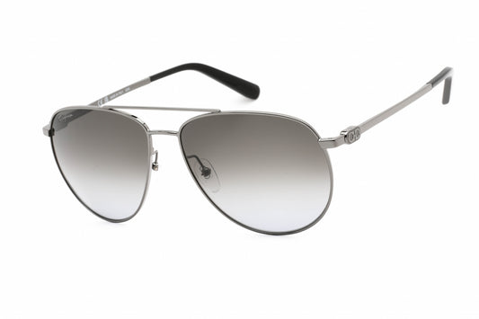Salvatore Ferragamo 157s 69 Sunglasses Shiny Ruthenium Size : 60