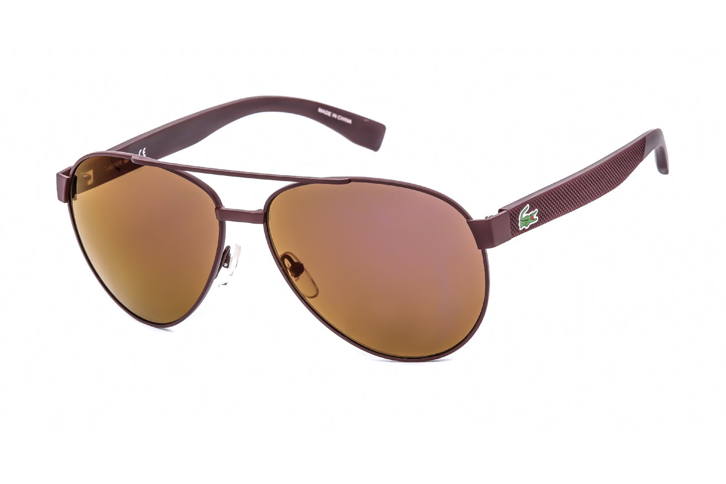 Lacoste L185s 615 Sunglasses Matte Red Size : 60