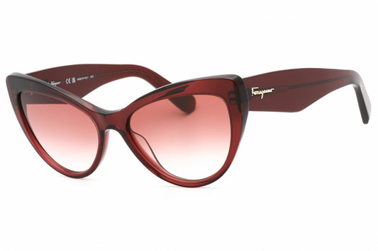 Salvatore Ferragamo 930s 606 Sunglasses Wine Size : 56