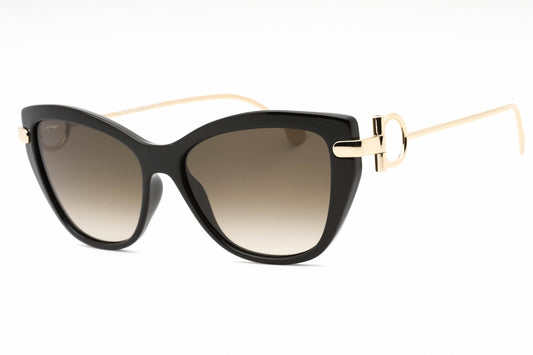 Salvatore Ferragamo 928s 01 Sunglasses Black Size : 55