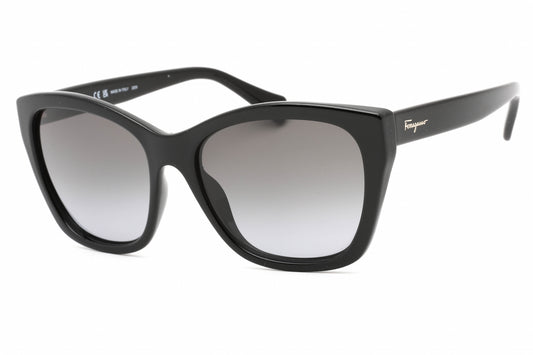 Salvatore Ferragamo 957s 01 Sunglasses Black Size : 56