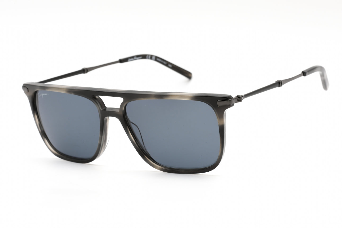 Salvatore Ferragamo 966s 03 Sunglasses Striped Grey Size : 57