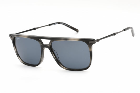 Salvatore Ferragamo 966s 03 Sunglasses Striped Grey Size : 57
