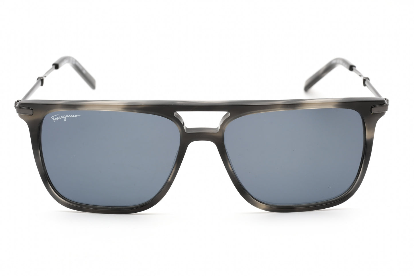 Salvatore Ferragamo 966s 03 Sunglasses Striped Grey Size : 57