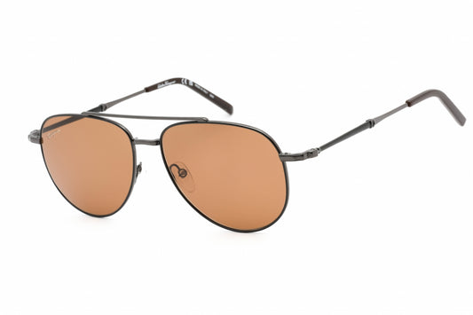 Salvatore Ferragamo 226s 21 Sunglasses Black Dark Ruthenium Size : 58