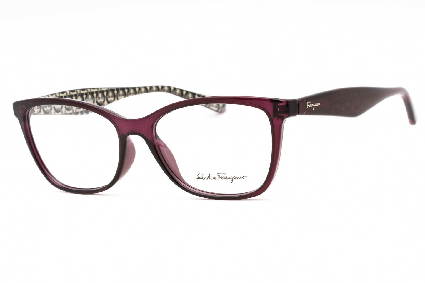 Salvatore Ferragamo 2866 513 Eyeglasses Crystal Purple Size : 54