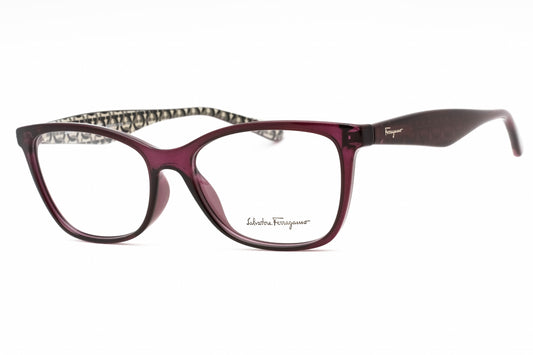 Salvatore Ferragamo 2866 513 Eyeglasses Crystal Purple Size : 54