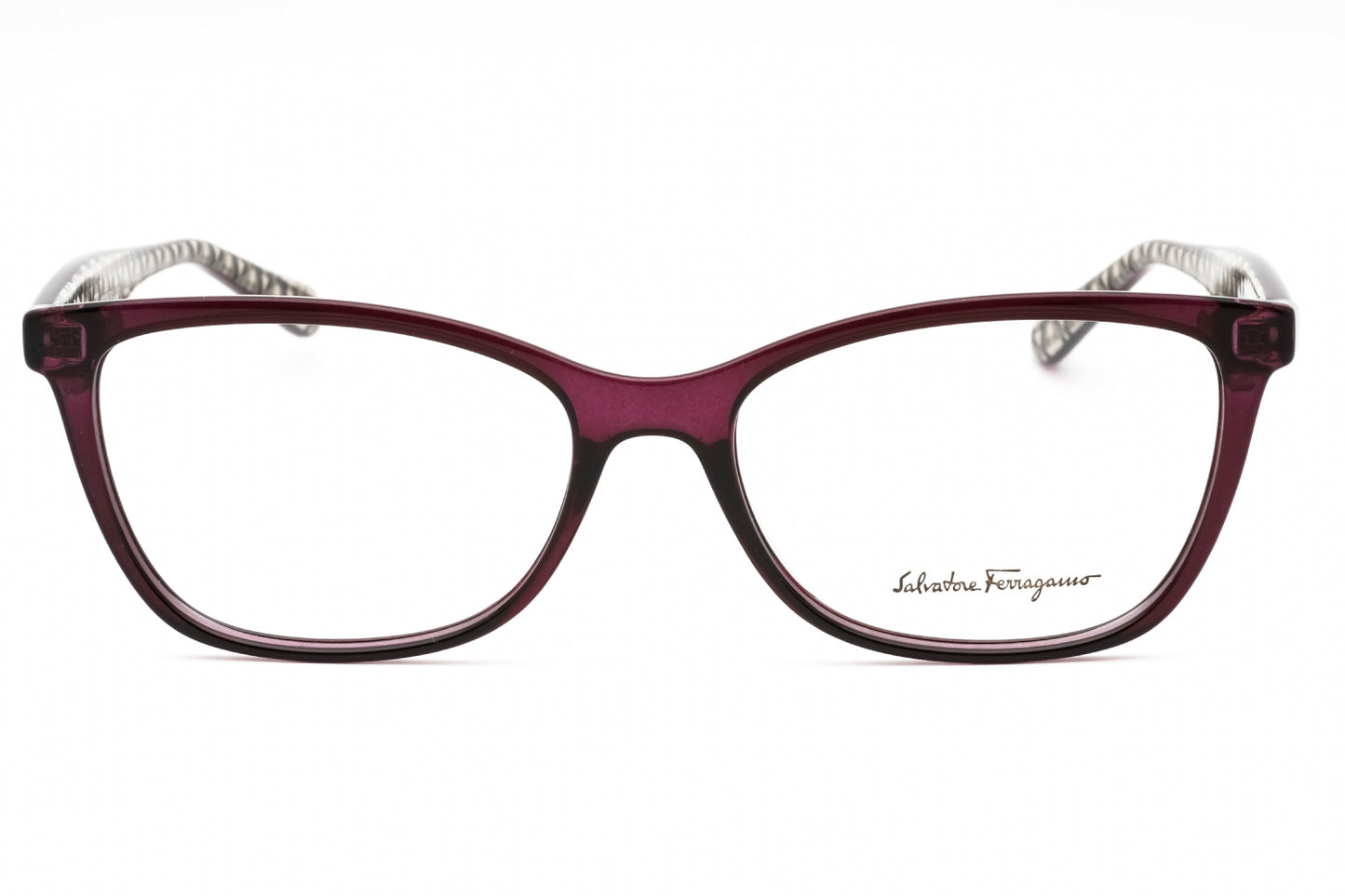 Salvatore Ferragamo 2866 513 Eyeglasses Crystal Purple Size : 54