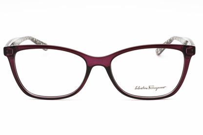 Salvatore Ferragamo 2866 513 Eyeglasses Crystal Purple Size : 54
