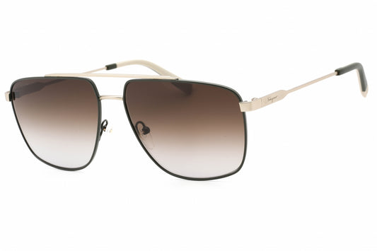 Salvatore Ferragamo 239s 758 Sunglasses Matte Gold Size : 60