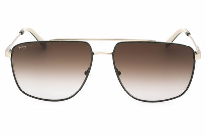 Salvatore Ferragamo 239s 758 Sunglasses Matte Gold Size : 60