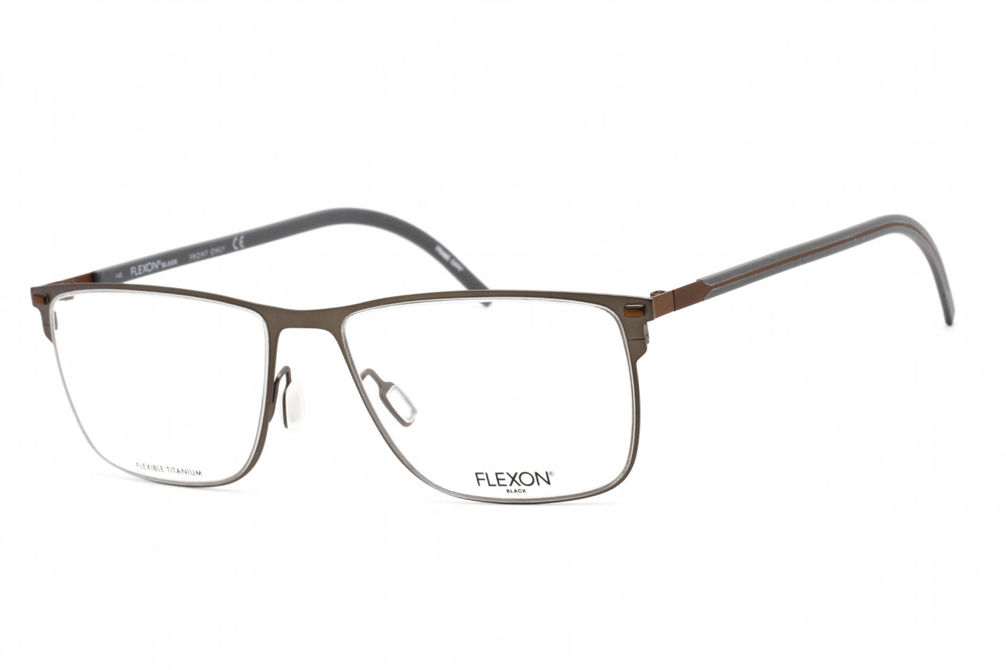 Flexon Flexon B2077 33 Eyeglasses Gunmetal Size : 55