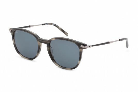 Salvatore Ferragamo 1015s 03 Sunglasses Striped Grey Size : 52