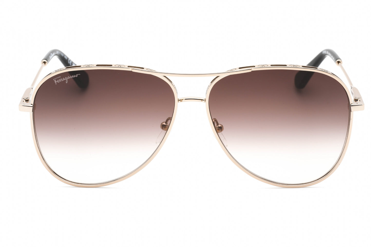 Salvatore Ferragamo 268s 786 Sunglasses Rose Gold Size : 62