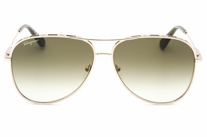 Salvatore Ferragamo 268s 709 Sunglasses Gold Size : 62