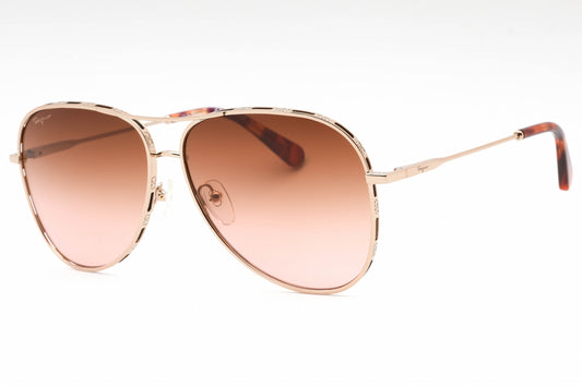 Salvatore Ferragamo 268s 795 Sunglasses Rose Gold Size : 62