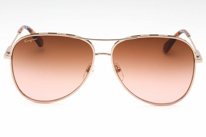 Salvatore Ferragamo 268s 795 Sunglasses Rose Gold Size : 62