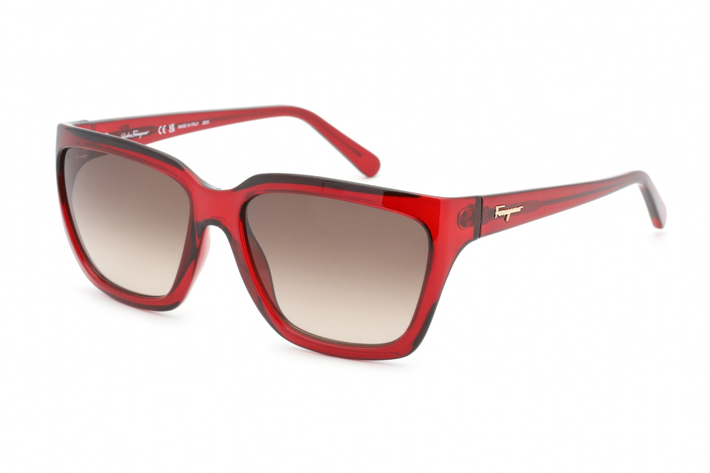 Salvatore Ferragamo 1018s 655 Sunglasses Crystal Wine Size : 59
