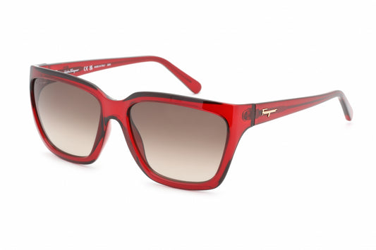 Salvatore Ferragamo 1018s 655 Sunglasses Crystal Wine Size : 59