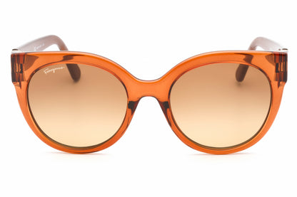 Salvatore Ferragamo 1031s 261 Sunglasses Crystal Caramel Size : 53