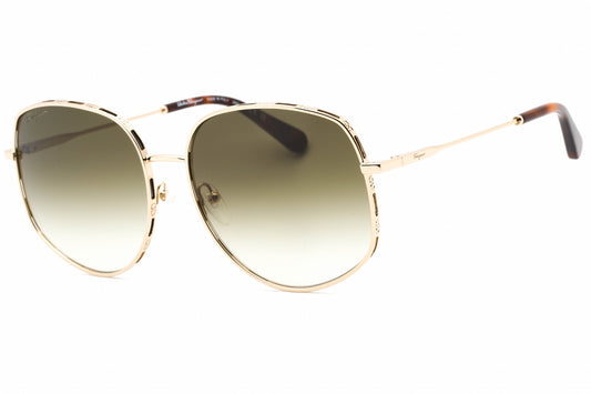 Salvatore Ferragamo 277s 723 Sunglasses Gold Size : 61