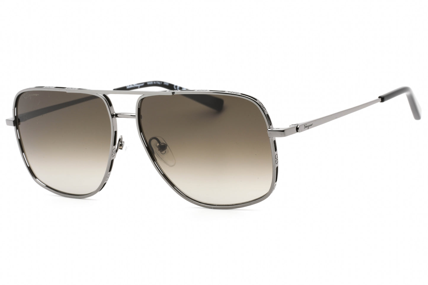 Salvatore Ferragamo 278s 69 Sunglasses Dark Ruthenium Size : 60