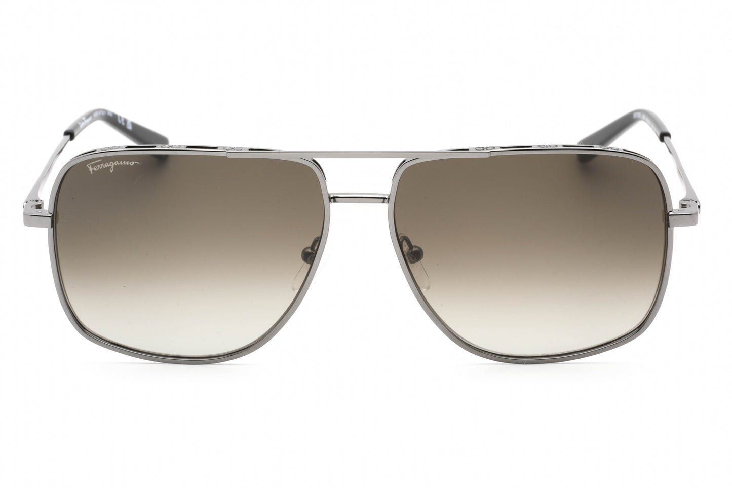 Salvatore Ferragamo 278s 69 Sunglasses Dark Ruthenium Size : 60