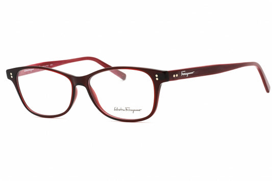 Salvatore Ferragamo 2910 612 Sunglasses Trasparent Wine Size : 55