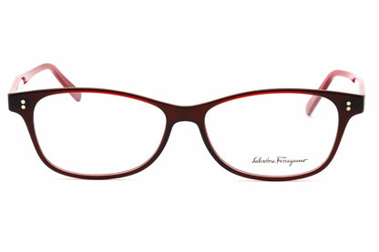 Salvatore Ferragamo 2910 612 Sunglasses Trasparent Wine Size : 55
